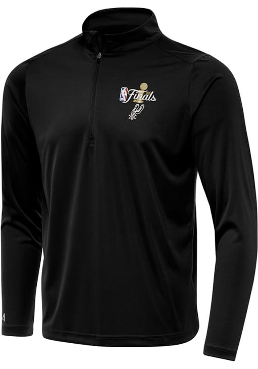 Antigua San Antonio Spurs Mens BLACK 2026 NBA Finals Tribute