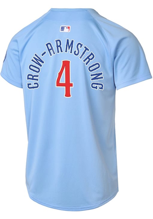 Chicago Cubs Pete Crow-Armstrong Youth LIGHT BLUE Limited Alt 2