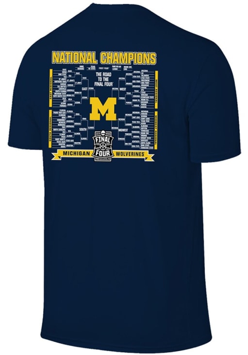 NAVY Michigan Wolverines 2026 Men's Basketball National Champions