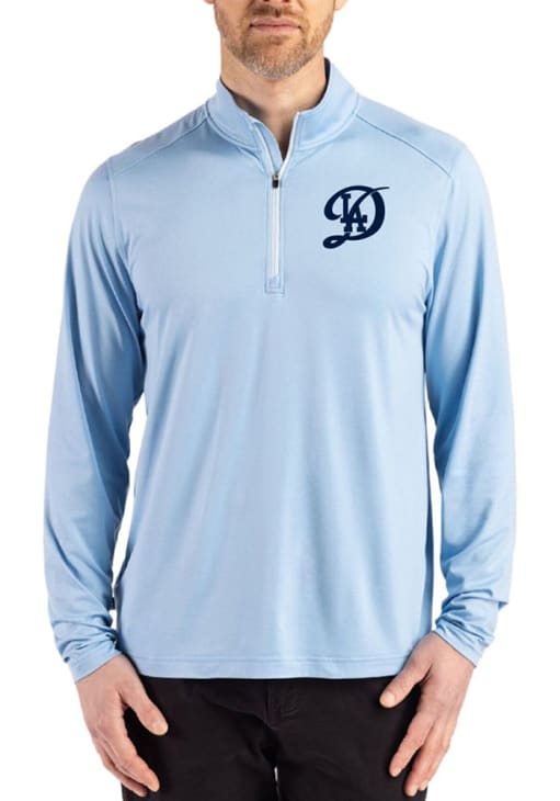 Cutter and Buck Los Angeles Dodgers Mens LIGHT BLUE City Connect