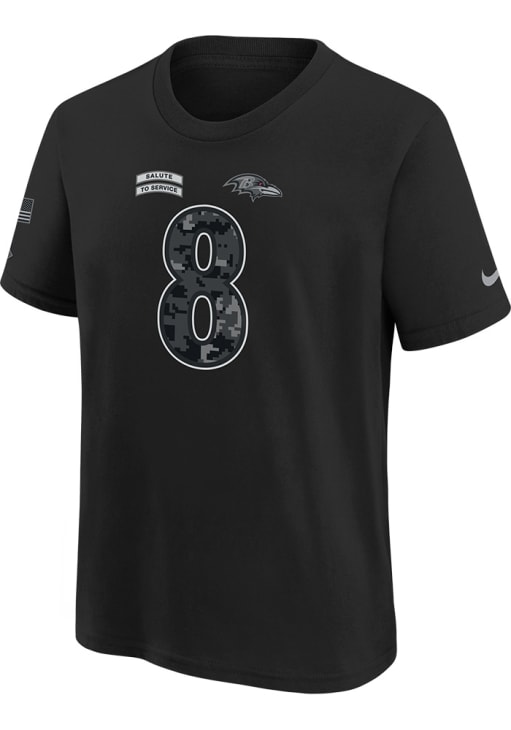 Baltimore Ravens Lamar Jackson Youth Salute To Service Replica