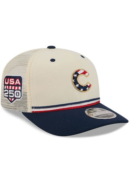 AILES CHICAGO CUBS NEW ERA 崎山翼 7 3/4 New Era Chicago Cubs CREAM 2026 4th of July 9SEVENTY Adjustable