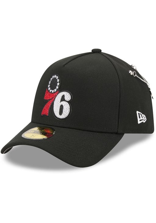 Philadelphia 76ers Mens 2026 NBA Draft 59FORTY A Frame BLACK New