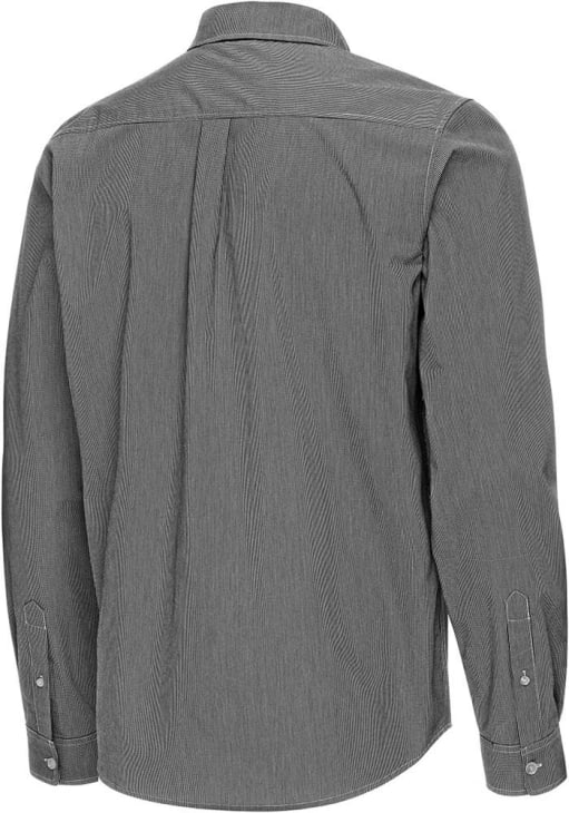 seahawks dress shirt Men's Cutter & Buck Powder Blue Seattle Seahawks Throwback Logo Stretch Oxford Stripe Long Sleeve Button Down Shirt Size: Small