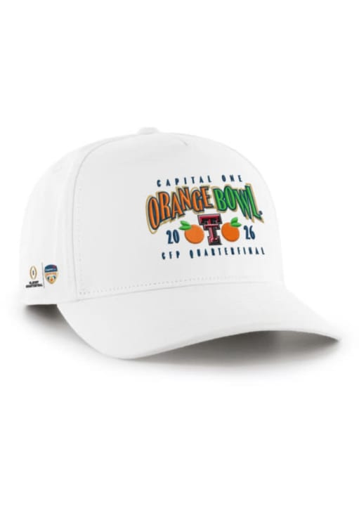47 Texas Tech Red Raiders White 2026 CFP Orange Bowl Hitch