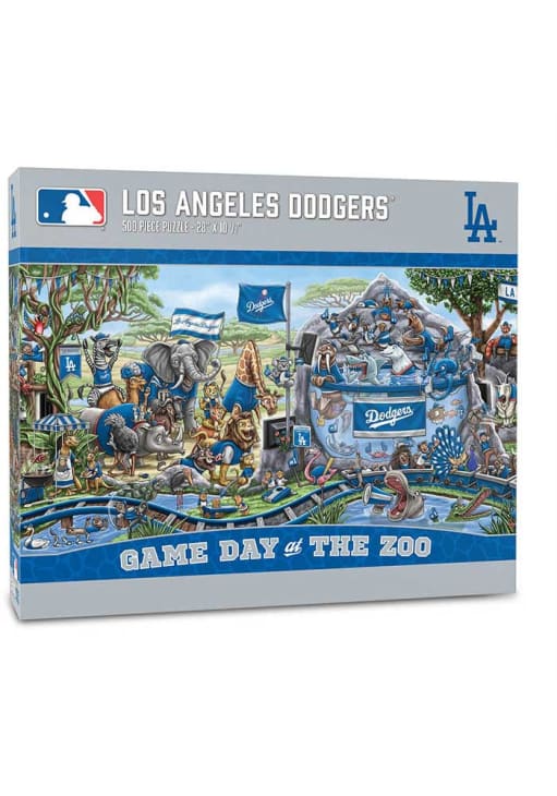 Los Angeles Dodgers BLUE Game Day at the Zoo Puzzle - 68600013