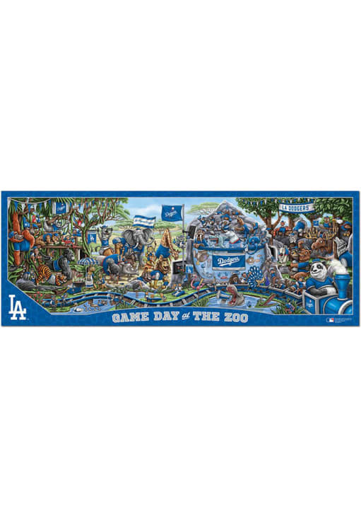 Los Angeles Dodgers BLUE Game Day at the Zoo Puzzle - 68600013