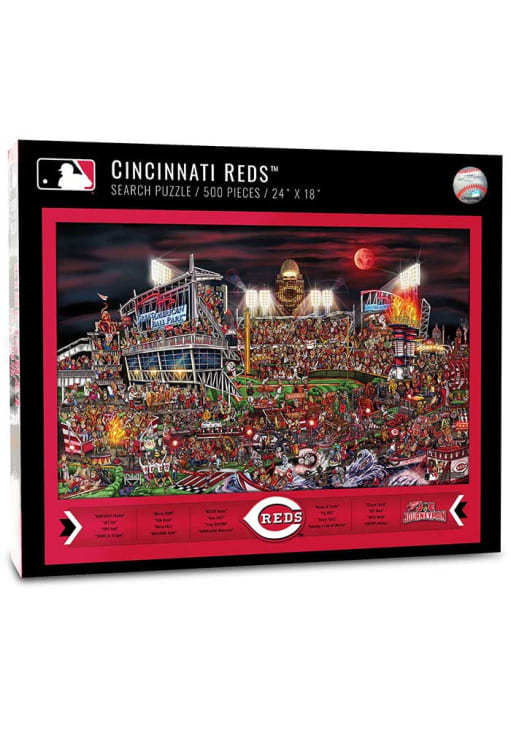 Iconic Puzzles Reds Cincinnati Reds Red Journeyman Puzzle - 6860562