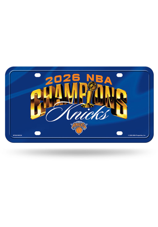 NBAファングッズ ライセンスプレート 10点セット New York Knicks License Plate- New York Knicks ROYAL 2026 NBA