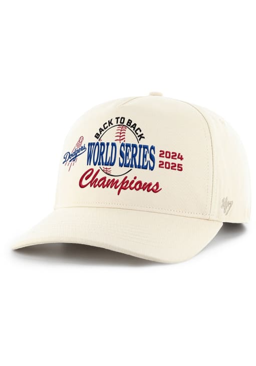 47 Los Angeles Dodgers NATURAL 2025 Back to Back World Series
