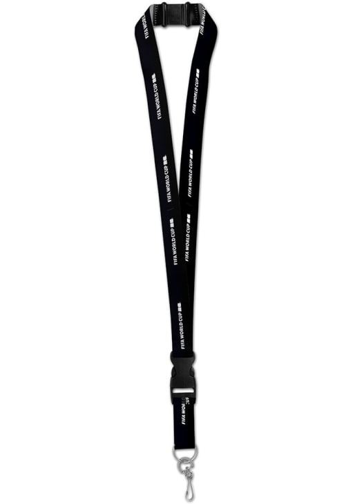 Logo Brands FIFA BLACK 2026 World Cup 2.5cm Double-Sided Lanyard