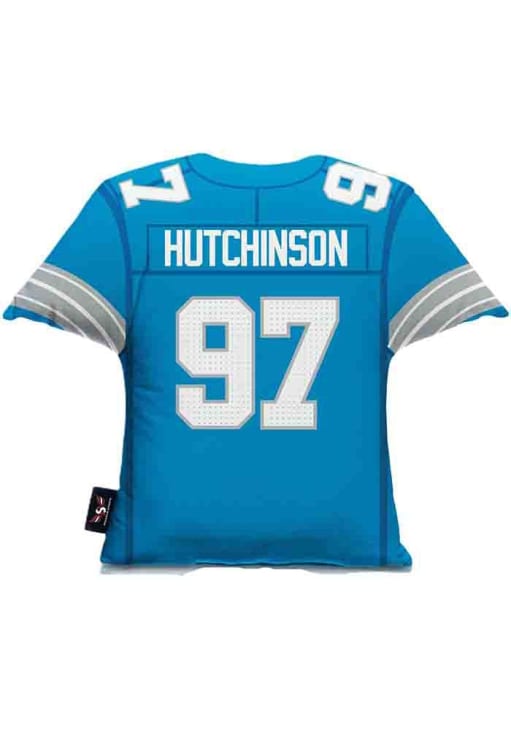 Detroit Lions BLUE NFLPA Oversized Big League Jersey Pillow Throw