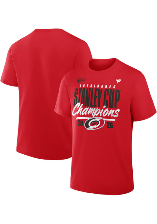 Carolina Hurricanes Red 2026 Stanley Cup Champions Short Sleeve T