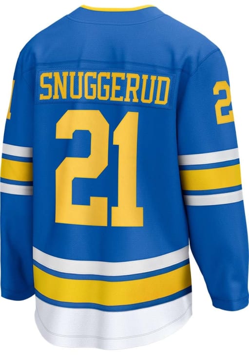 Jimmy Snuggerud St Louis Blues Mens LIGHT BLUE Home Hockey Jersey