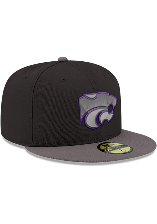 K-State Wildcats New Era BLACK Black Graphite Color Pop GCP