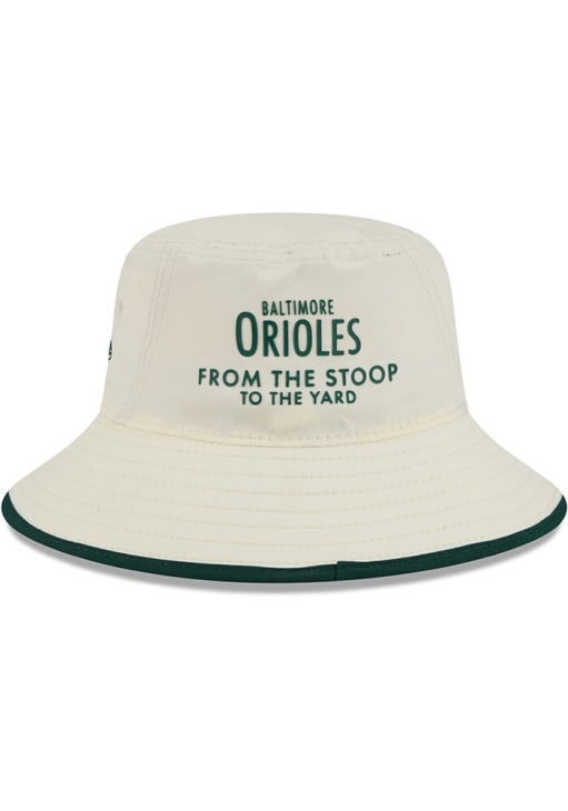 New Era Baltimore Orioles White City Connect Stretch Bucket Hat New Era Baltimore Orioles White City Connect Stretch Bucket Hat