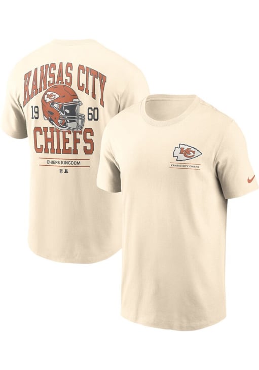 Nike Kansas City Chiefs CREAM Vintage Essential Short Sleeve T