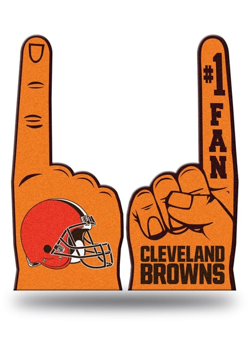 Cleveland Browns ORANGE #1 Fan Foam Finger - 7141107