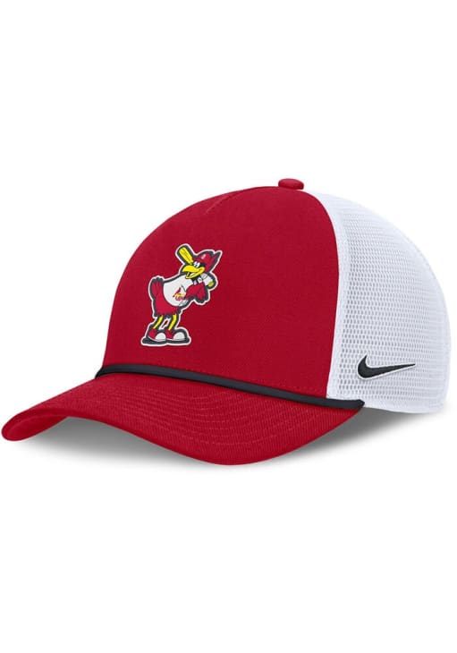 Nike St Louis Cardinals Red Mascot Rise Visor Rope Trucker