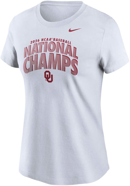Nike Oklahoma Sooners Womens White 2026 College World Series