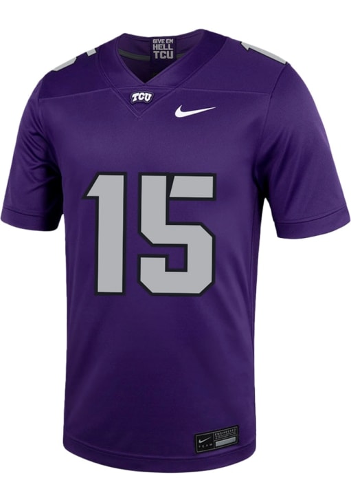 Terry Shelton TCU Horned Frogs PURPLE Football NIL Jersey - 7173416