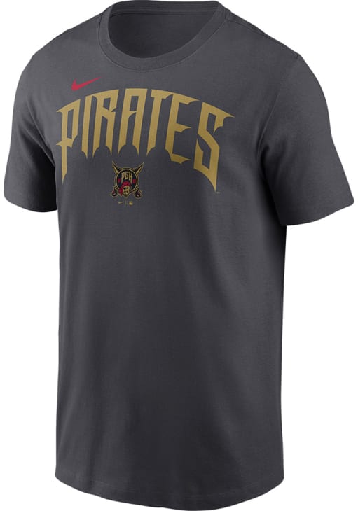 Nike Pittsburgh Pirates ANTHRACITE City Connect 2.0 Wordmark Short