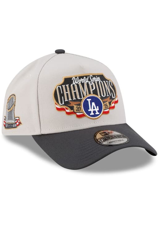 2025リーグチャンピオンズキャップ 9FORTY New Era Los Angeles Dodgers NATURAL Locker Room 2025 World Series