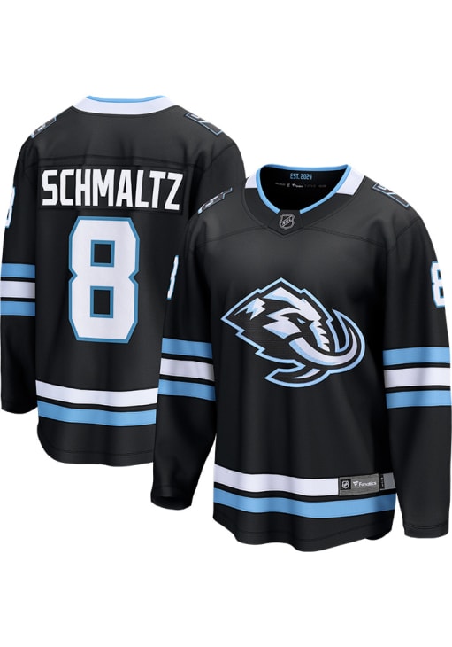 Nick Schmaltz Utah Mammoth Mens BLACK Home Hockey Jersey - 72951103