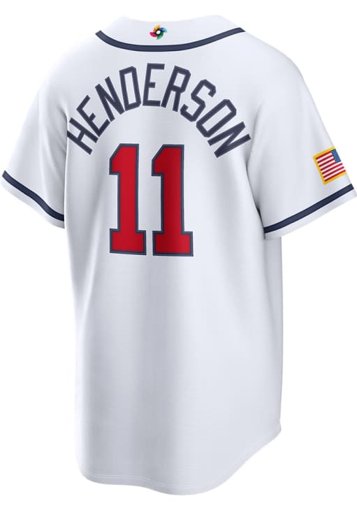 Gunnar Henderson USA Mens White World Baseball Classic Limited