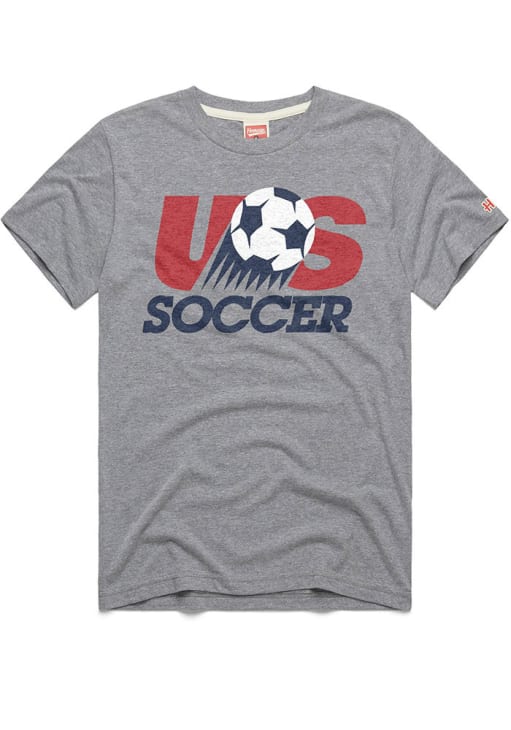 Homage USMNT ATHLETICGREY Retro Short Sleeve Fashion T Shirt