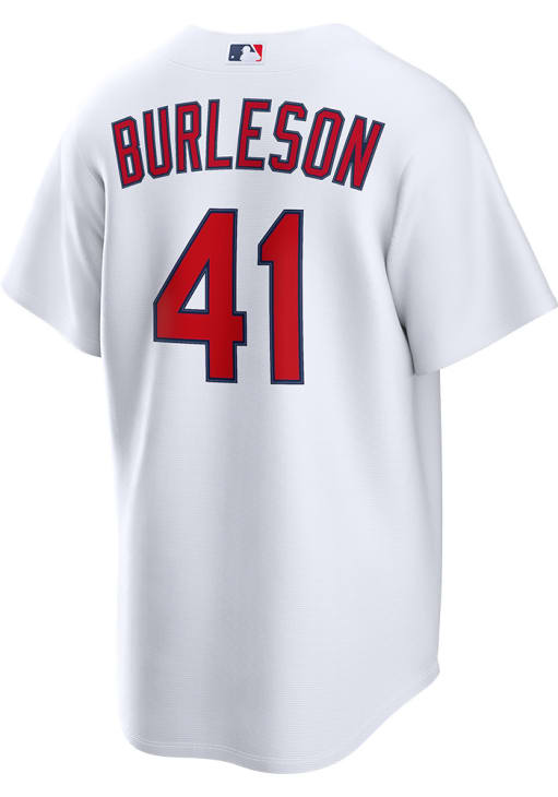 Alec Burleson St Louis Cardinals Mens Replica White Home Jersey