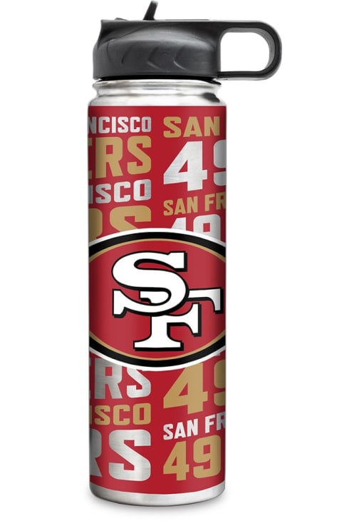 San Francisco 49ers SILVER 22oz Stainless Steel Tumbler - 74269253