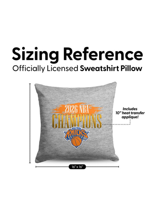 New York Knicks ATHLETICGREY 2026 NBA Champions Sweatshirt Throw