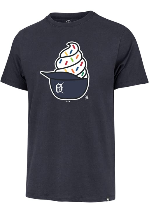 47 Detroit Tigers NAVY Franklin Ice Cream Helmet Short Sleeve