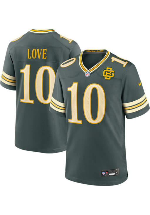 新品訳あり【2XL】GREEN BAY PACKERS フットボールシャツ Jordan Love Green Bay Packers DARKGREEN Rivalry Jersey - 76285759