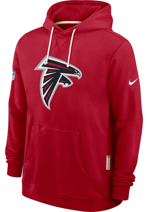 Nike Atlanta Falcons Mens Red Sideline Hoodie - 765402548