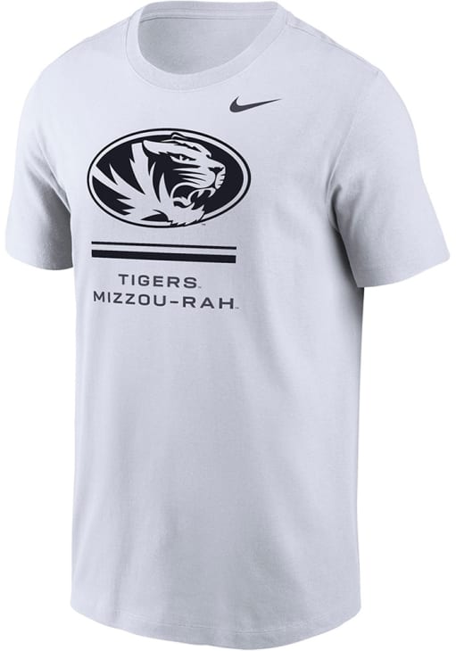 Nike Missouri Tigers White Dri-Fit Core Short Sleeve T Shirt
