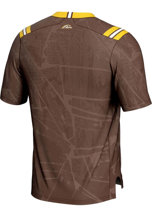ProSphere Mens BROWN Western Michigan Broncos Vigor Jersey - 77675035