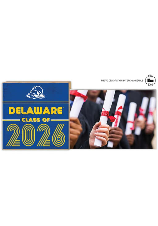 Delaware Fightin' Blue Hens ROYAL Class of 2026 Floating Picture Frame ...