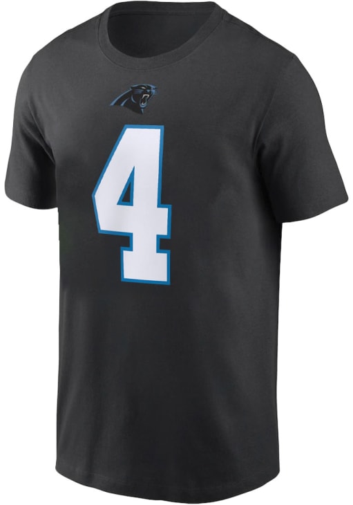 Tet McMillan Carolina Panthers BLACK Home Short Sleeve Player T