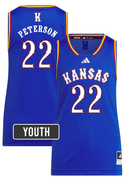 Darryn Peterson Youth ROYAL Kansas Jayhawks NIL Name And Number