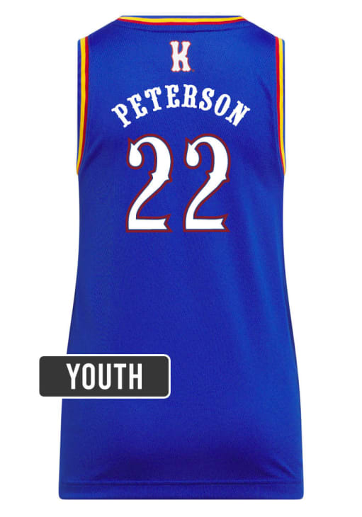Darryn Peterson Youth ROYAL Kansas Jayhawks NIL Name And Number