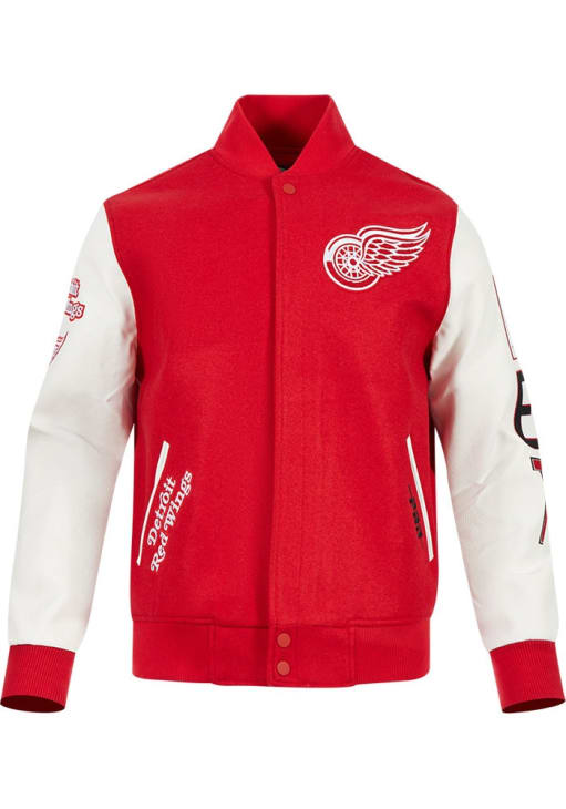 Pro Standard Detroit Red Wings Mens Red Classic Varsity