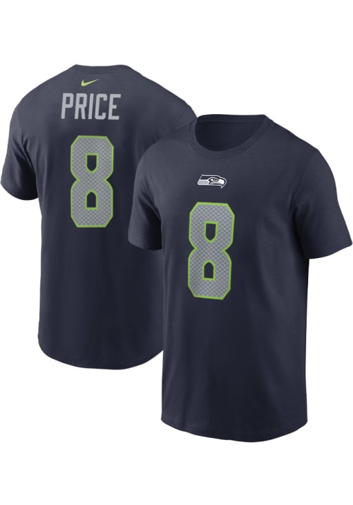 Jadarian Price Seattle Seahawks NAVY Home Short Sleeve Player T