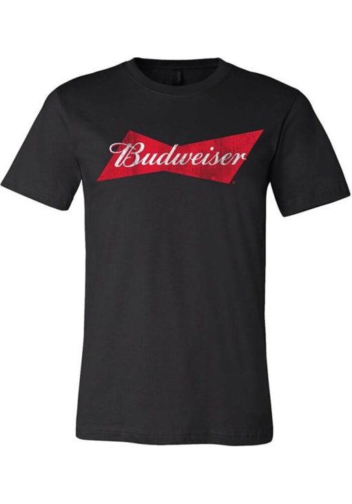 Budweiser BLACK Budweiser Logo Short Sleeve T Shirt - 80030009