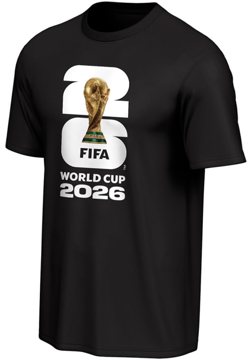FIFA World Cup 2026 Tシャツ ブラック　値下げします！ FIFA BLACK Bracket Short Sleeve T Shirt - 80057389