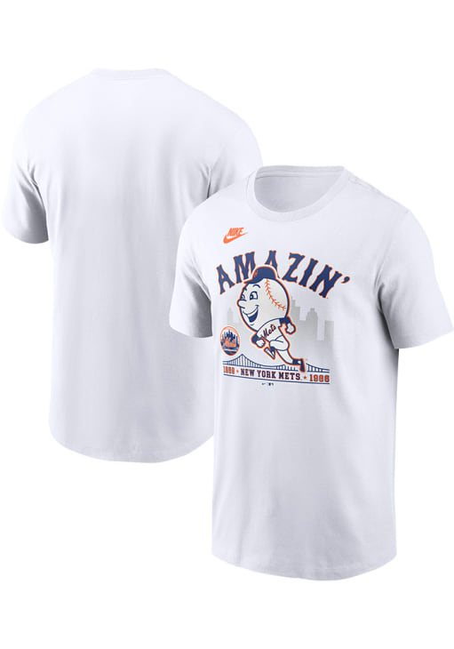 Nike New York Mets White Local Short Sleeve T Shirt - 80961687