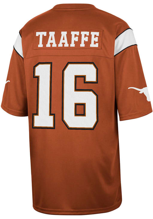 Michael Taaffe Texas Longhorns BURNTORANGE Football NIL Replica