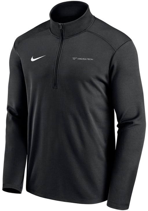 、VcTT Nike Virginia Tech Hokies Mens BLACK Academic Wordmark Pacer