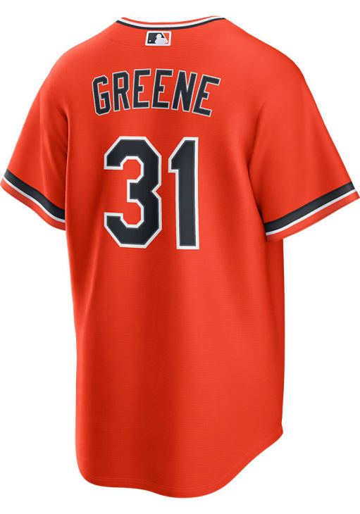 Riley Greene Detroit Tigers Mens Replica ORANGE Alt Jersey - 810612767